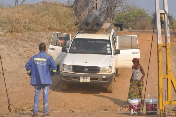 ....a long drive towards the Busanga Plains