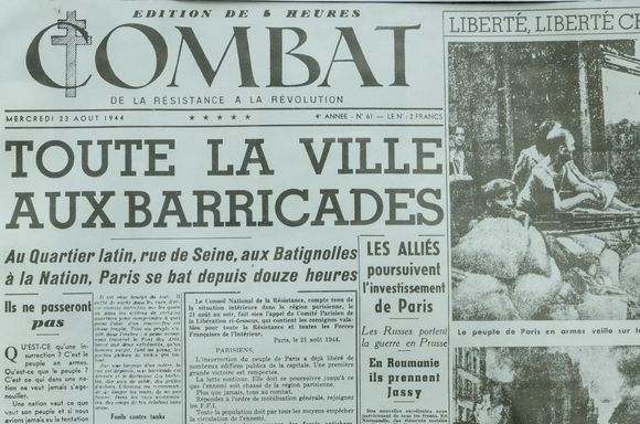 A historical headline.