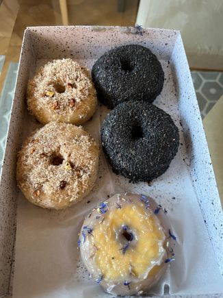 The Hermes of donuts.  Good but not worth 42€ for five donuts