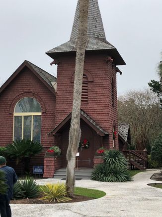 
Decommissioned Episcopal Church in Carpenter Gothic style used for weddings and occasional services 
