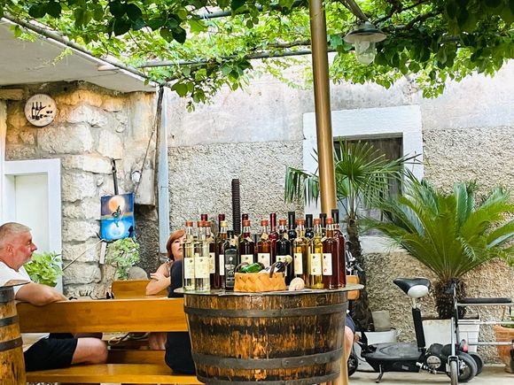 Caric was closed and I forgot to write down the name of this winery but it’s down the street and enjoyable. Very casual.