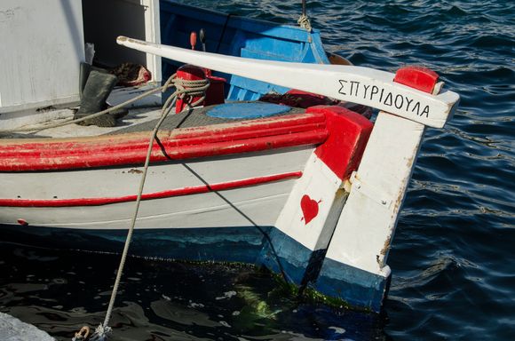 Colourful boats everywhere here.