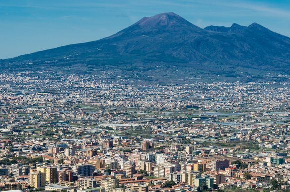Did you know that Vesuvius is actually dwarfed by a much larger 'super-volcano'? It apparently is underneath the city plus the gulf, including some of the isles like Ischia. That is the real scare for local volcanologists. Btw, Herculaneum suffered a quake in 62ADS then the infamous eruption 17 years later. A cursed town.