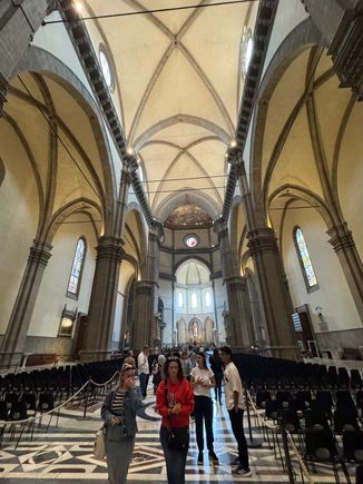 With the Ghiberti Pass, the first place you visit is the Santa Reparata crypt. Then you proceed back upstairs to visit the Duomo. 
