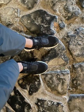 Walking on some very old floors (castle origins in the 1400s)