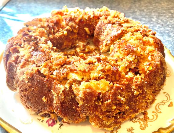 Orange ball cake. A sweet yeast cake I’ve eaten my whole life 