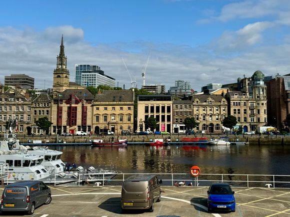 Newcastle upon Tyne downtown 