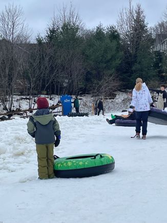 Tubing at Bousquet Mountain