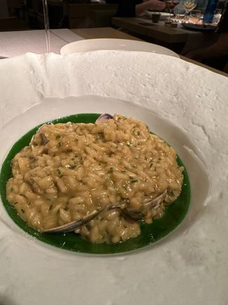 Arroz Meloso con Almejas at LA BIEN APARECIDA