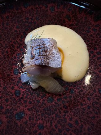 Pickled mackerel in escabeche, starter.