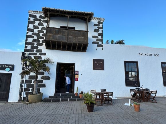 Palacio Ico in the enchanting village of Teguise...among the best restaurants we sampled on Lanzarote.  A world away from the resorts of the coast, but in actuality, only about 30 minutes b y taxi or car.