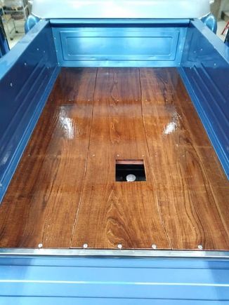 Old pickups had wooden beds. This is 1956 GMC. DH can get local lumber at a friend's small sawmill business.