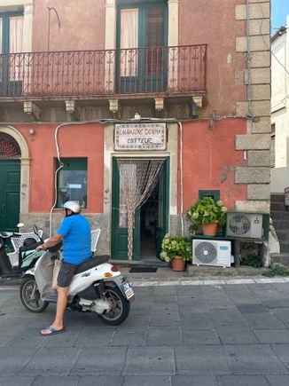 Malfa hair salon where I got a cut..very popular; reservations were difficult to come by.   Hair cut 35 euro.