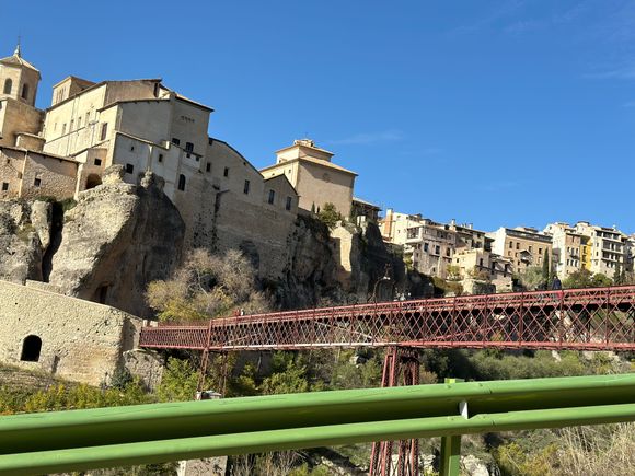 The old city from the Parador side of the "river" 