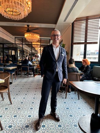 Dapper Valenciano, Jose Enqirue Grau,  has been at the ONLY YOU since its opening,  and he endows the hotel with much if its appeal.  We had lots of fun together and I received quite a few treats from. him, along with insights and tips on what to see in Valencia.   