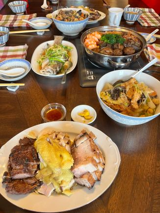 Dishes from LNY lunch 