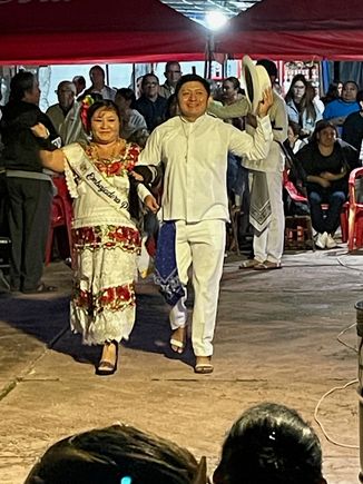 The grand entrance.  There was some kind of contest or hierarchy.