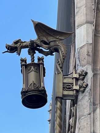 Gargoyle outside of the Post Office
