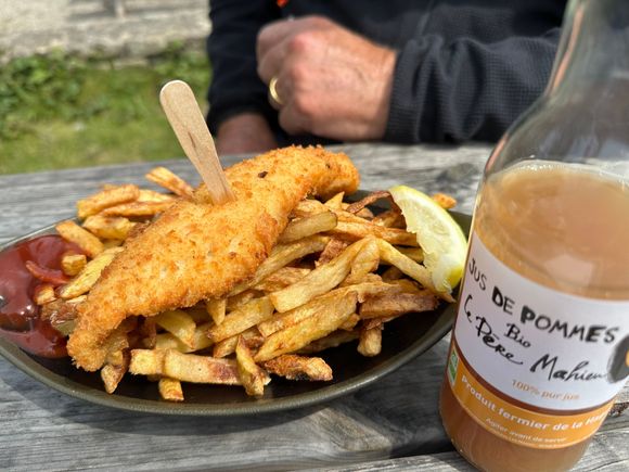 This was so delicious, the apple juice was refreshing after a 9 mile hike