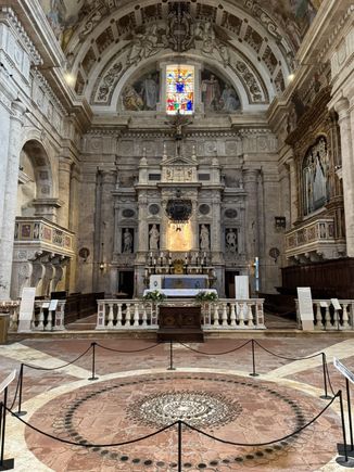 The lovely interior of San Biagio