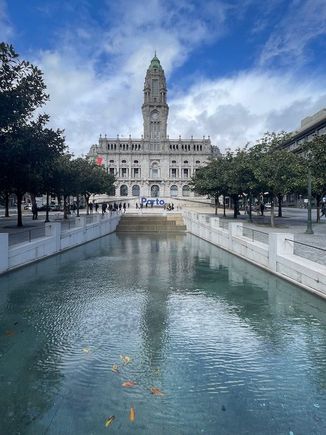 Porto's town hall (do a 180-degree turn, and it's all construction)