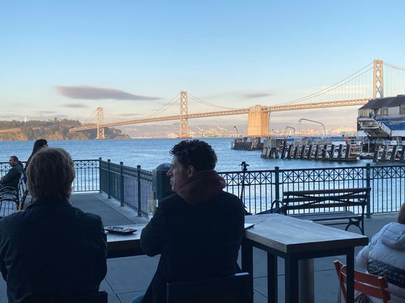 View from Hog Island Oyster Co.
