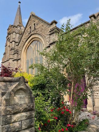 Past the Church just up the corner from the main drag