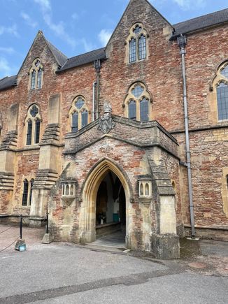 Entry to the actual palace