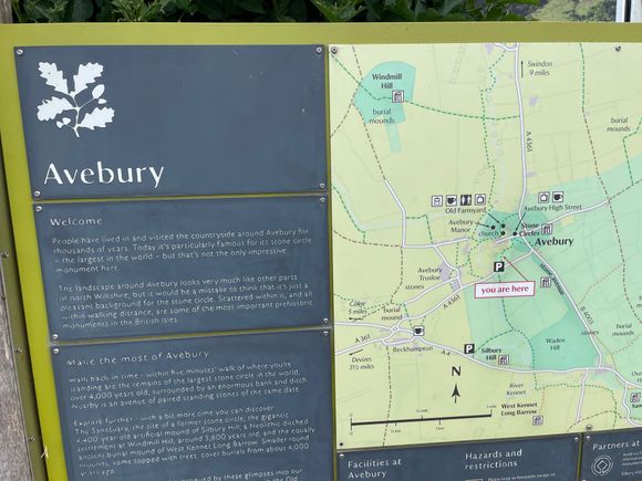 Entry sign from the car park.  Hopefully you will be able to see some of the map