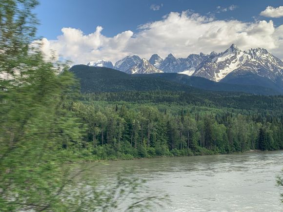 Skeena River and Seven Sisters