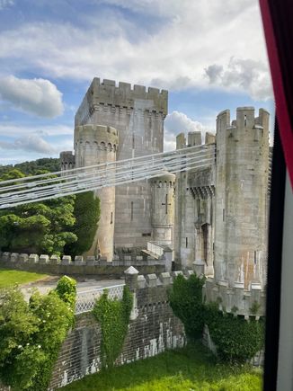 Suspension Bridge coming into town