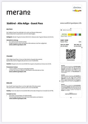 Our transportation pass