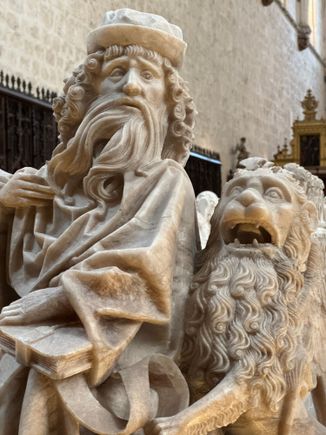 Detail of the Royal Mausoleum, Cartuja de Miraflores