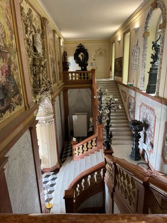 Gorgeous staircase inside the house