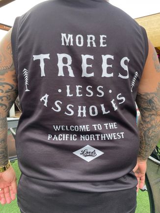 Could it be because of this guy's shirt?