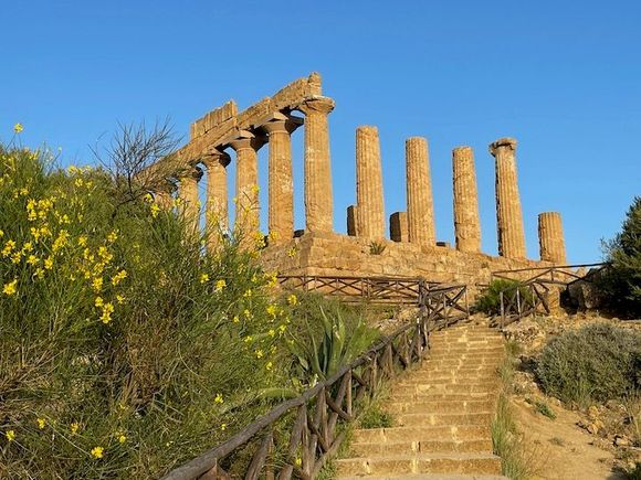 Evening at the Valley of the Temples - after closing, we had the Temple of Juno all to ourselves.