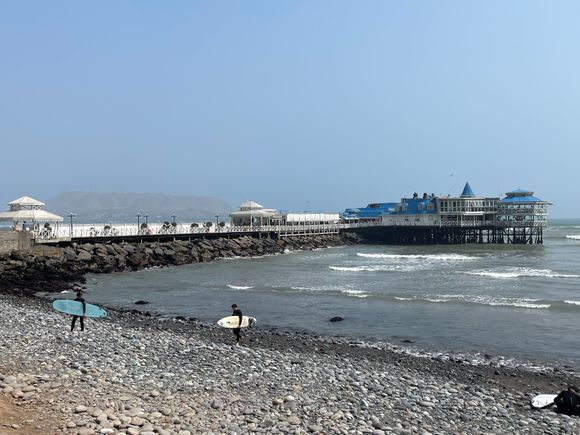 Jetty out to a restaurant 