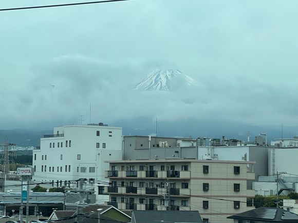 Our brief glimpse of Mt. Fuji