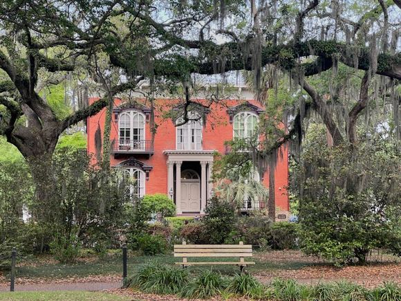 Mercer-Williams house, of "Midnight in the Garden of Good and Evil" fame. 