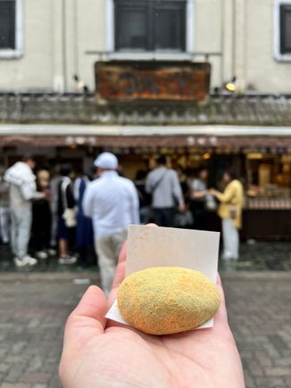 Mugwort Mochi from Nakatanidou