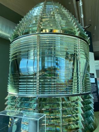 Big Fresnel lens in the museum