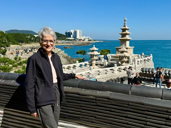 Temple grounds and view