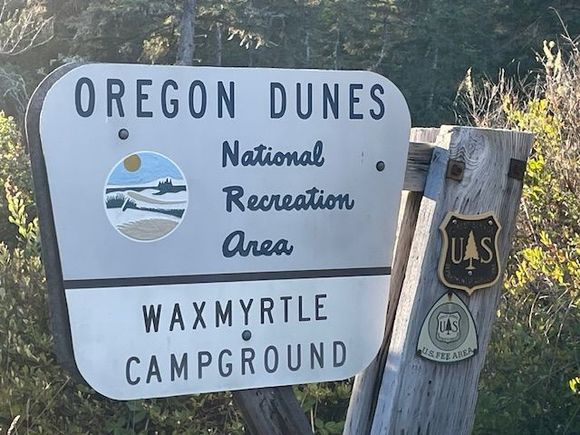 About 10 miles closer to Florence and running water, very nice campsites, we are happy to make the switch.