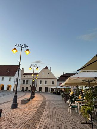 Sibiu in the early evening light