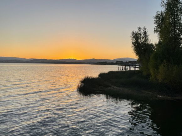 We missed the sunset because I was watching football!  My bad.