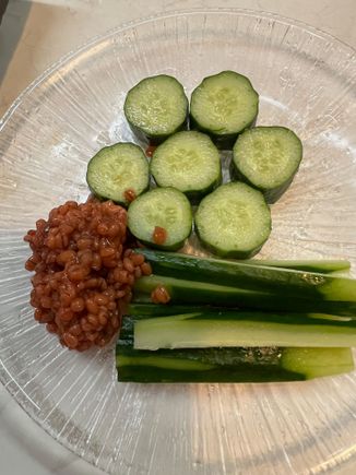 Cucumber with soybean paste