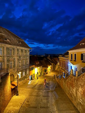 Sibiu in the evening