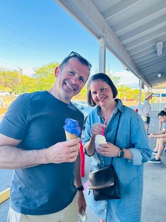 And then we always stop for ice cream in Kawaihae on our way home. 