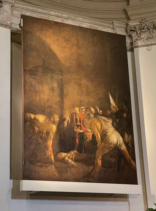 Caravaggio's Martyrdom of Santa Lucia - the only Caravaggio in Sicily