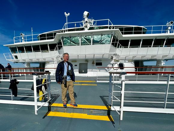 Aft (front, gruezi) of the Hurtigruten expedition ship MS Fram